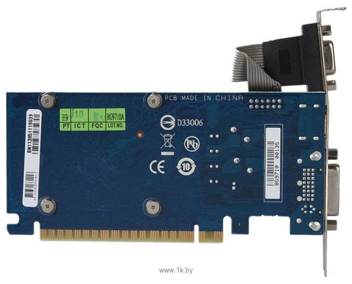 Фотографии GIGABYTE GeForce 210 520Mhz PCI-E 2.0 1024Mb 1200Mhz 64 bit DVI HDMI HDCP
