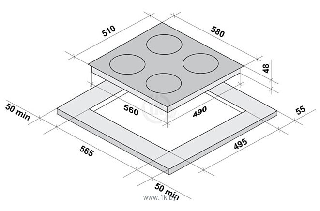 Фотографии Fornelli PI 60 Magnete