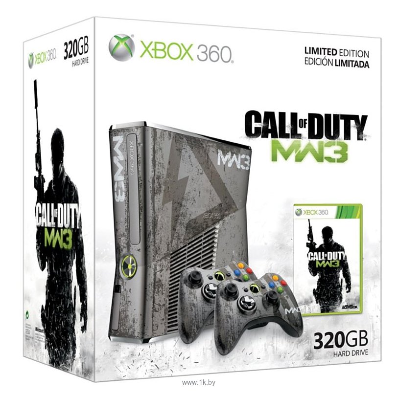 Фотографии Microsoft Xbox 360 320 ГБ Call of Duty: Modern Warfare 3 Limited Edition