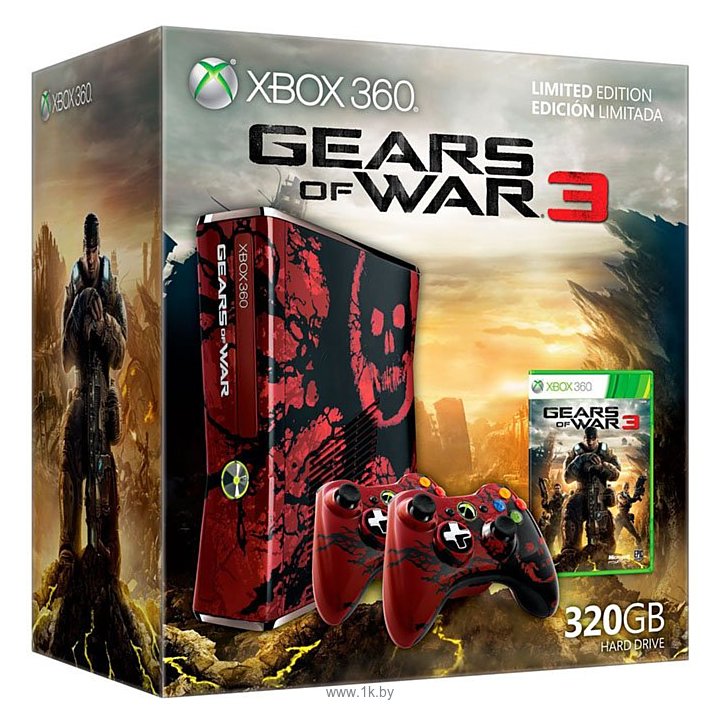 Фотографии Microsoft Xbox 360 320 ГБ Gears of War 3 Limited Edition