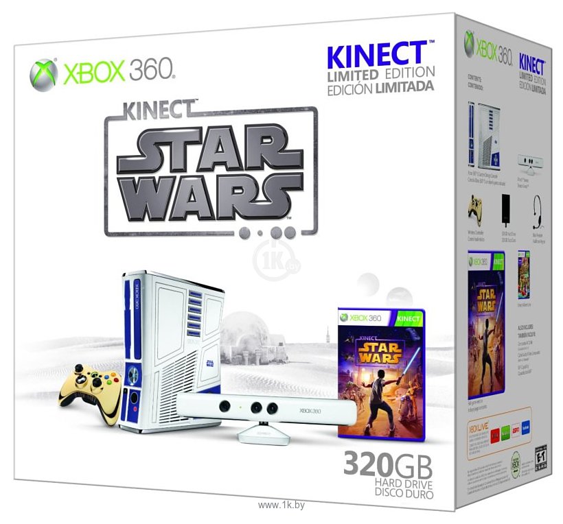 Фотографии Microsoft Xbox 360 320 ГБ Kinect Star Wars