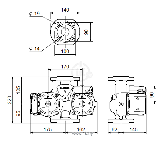 Фотографии GRUNDFOS UPSD 32-100 F 220 (95906484)