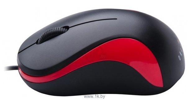 Фотографии Oklick 115S Optical Mouse for Notebooks black-Red USB