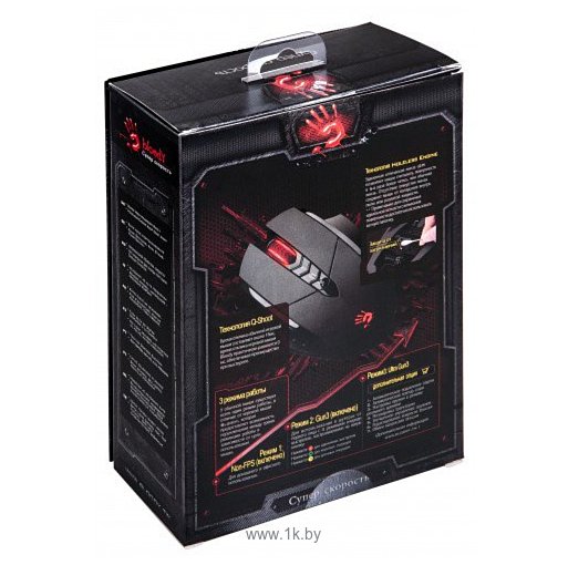 Фотографии A4Tech Bloody V7 game mouse black USB