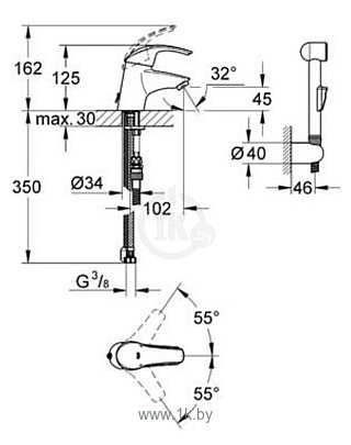 Фотографии Grohe Eurosmart 23124000