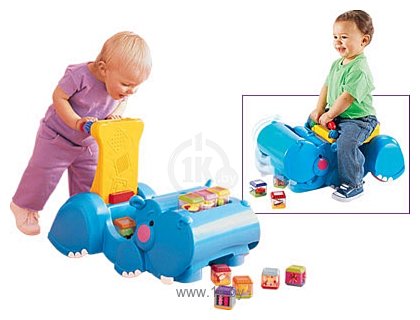 Фотографии Fisher-Price Бегемот с кубиками