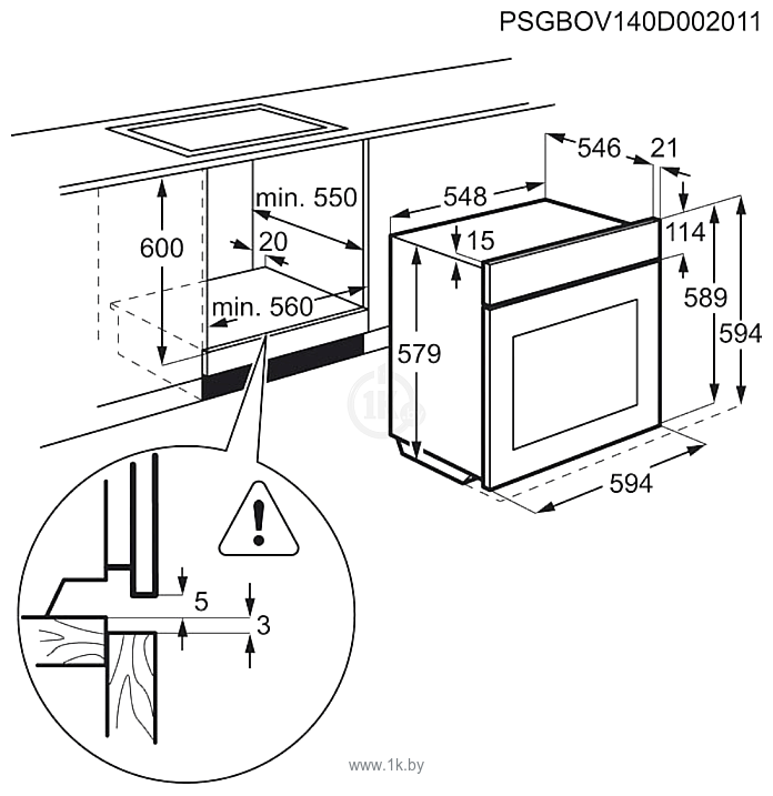 Фотографии Electrolux EOA 45551 OX