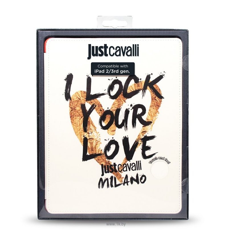 Фотографии Just Cavalli I Lock your Love for iPad 2/New iPad (JCIPAD2S3LOVEWHI)