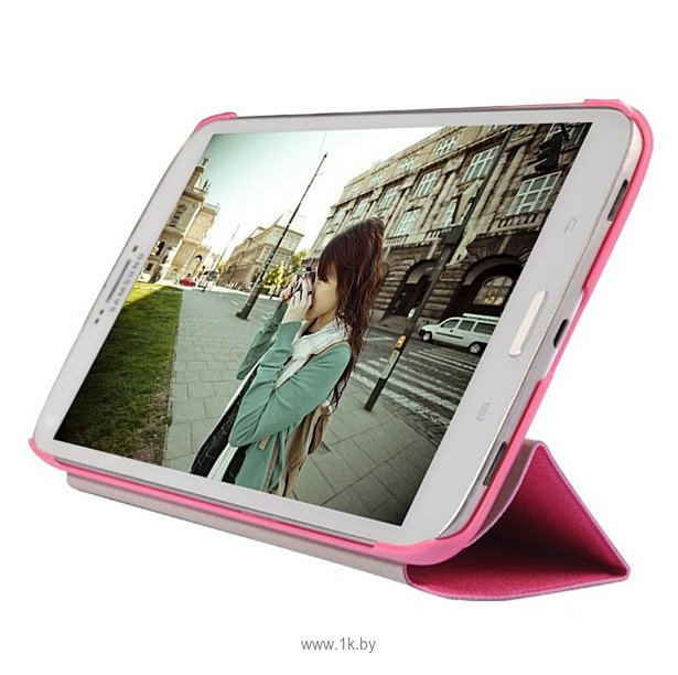 Фотографии Baseus Folio Pink для Samsung Galaxy Tab 3 8.0 T310