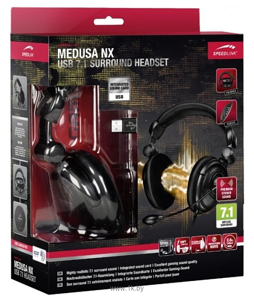 Фотографии SPEEDLINK SL-8797 MEDUSA NX USB 7.1 Surround Headset