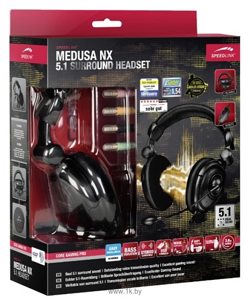 Фотографии SPEEDLINK SL-8793-SBK-02 MEDUSA NX 5.1 Surround Headset