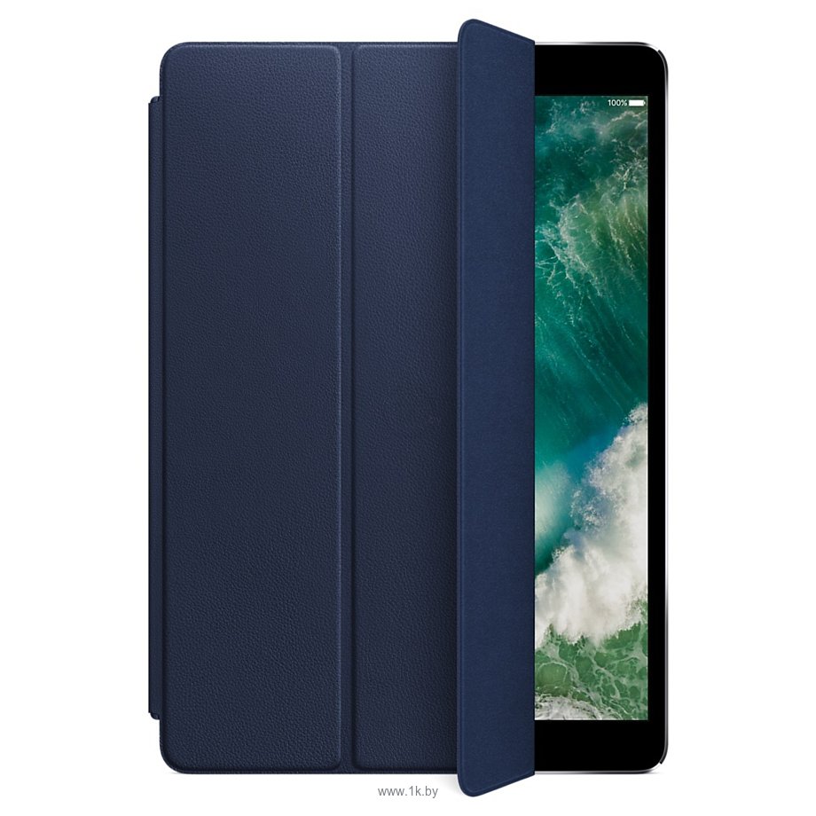 Фотографии Apple Leather Smart Cover for iPad Pro Midnight Blue (MPV22)