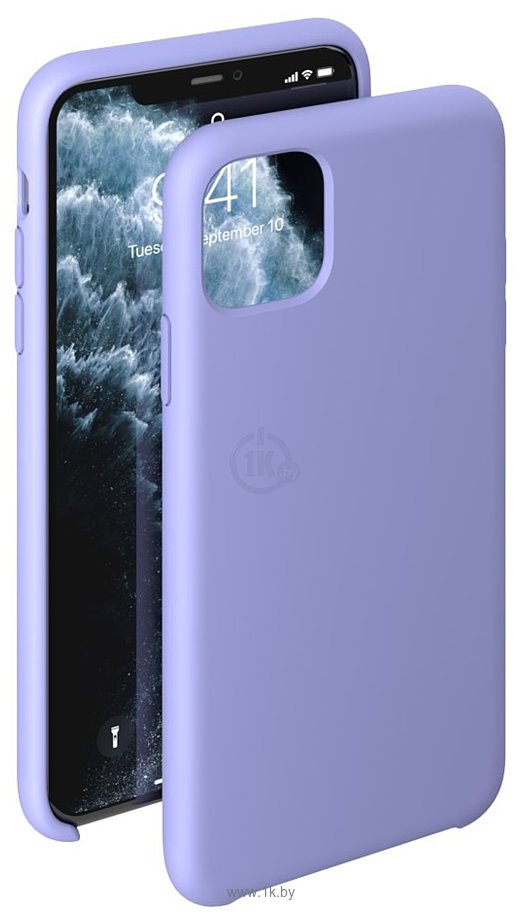 Фотографии Deppa Liquid Silicone Case для Apple iPhone 11 Pro Max (сиреневый)