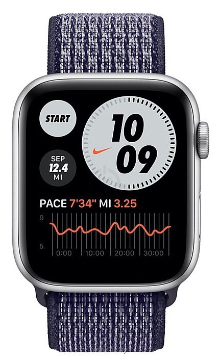 Фотографии Apple Watch Series 6 GPS 44mm Aluminum Case with Nike Sport Loop