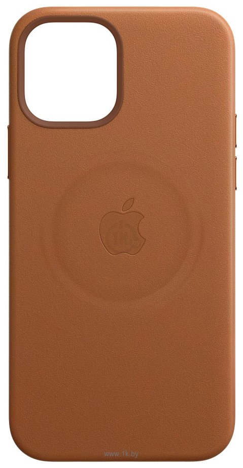 Фотографии Apple MagSafe Leather для iPhone 12 Pro Max (золотисто-коричневый)