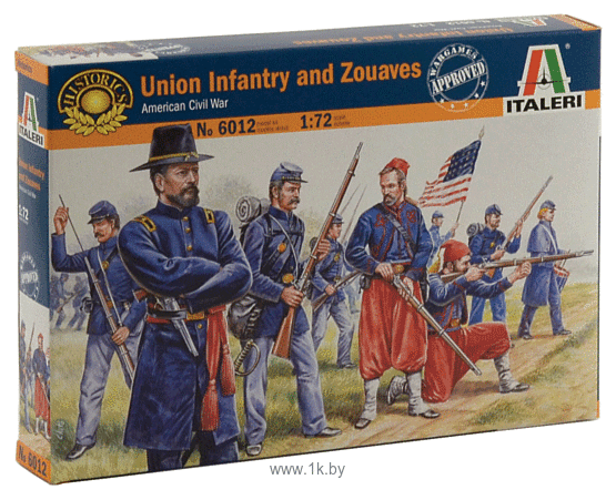Фотографии Italeri 6012 Union Infantry And Zouaves