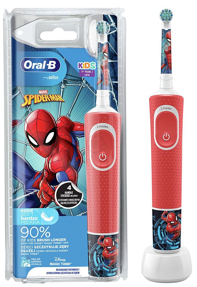 Фотографии ORAL-B D100 KIDS SPIDERMAN