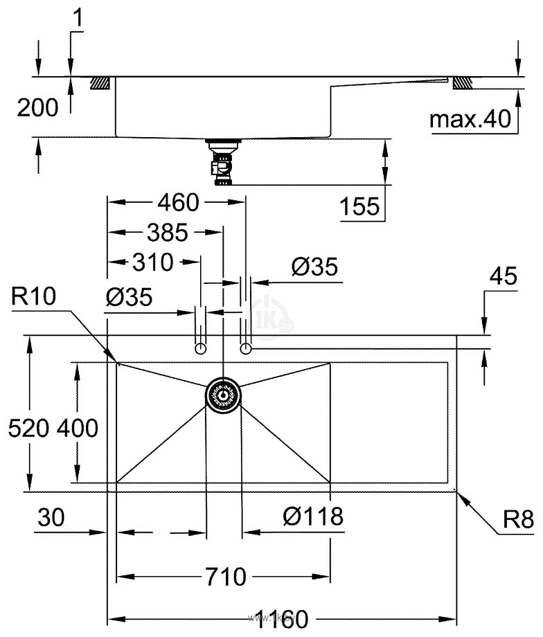 Фотографии Grohe K1000 31581SD1