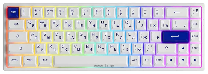 Фотографии Akko 3068B Plus White & Blue Akko CS Jelly Pink