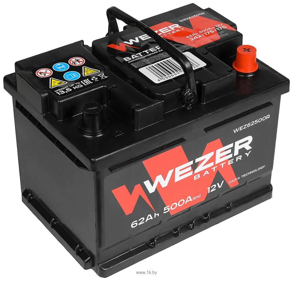 Фотографии Wezer WEZ62500R (62Ah)