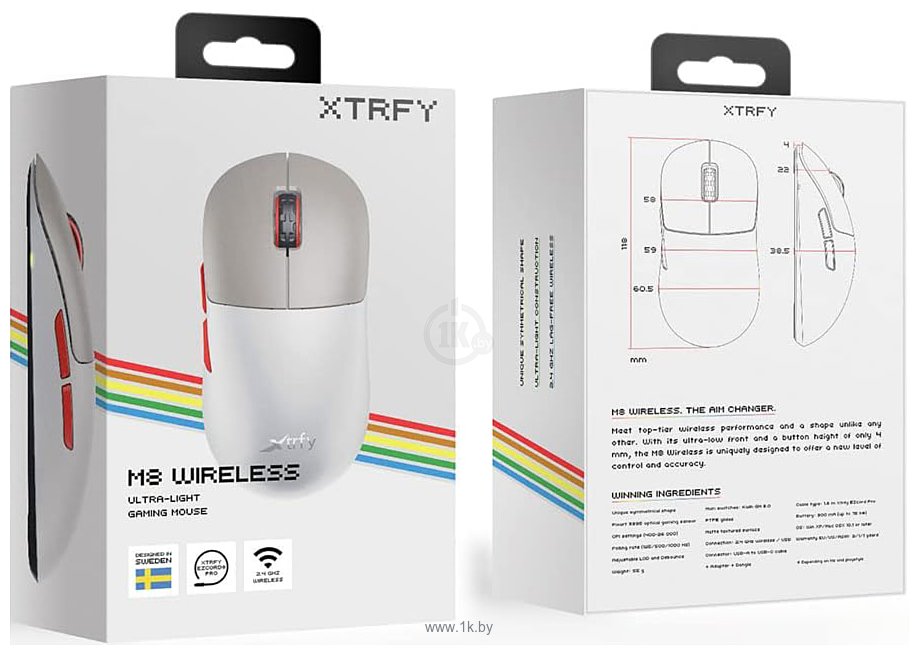 Фотографии Xtrfy M8 Wireless ретро