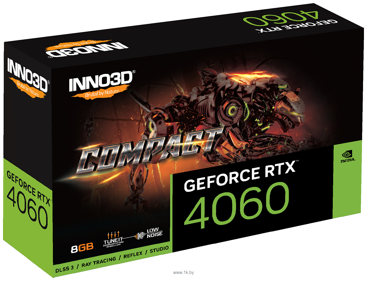 Фотографии Inno3D GeForce RTX 4060 Compact (N40601-08D6-173050N)