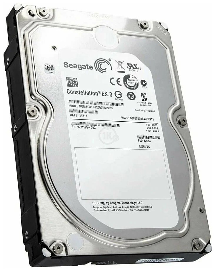 Фотографии Seagate Constellation ES.3 2TB (ST2000NM0033)