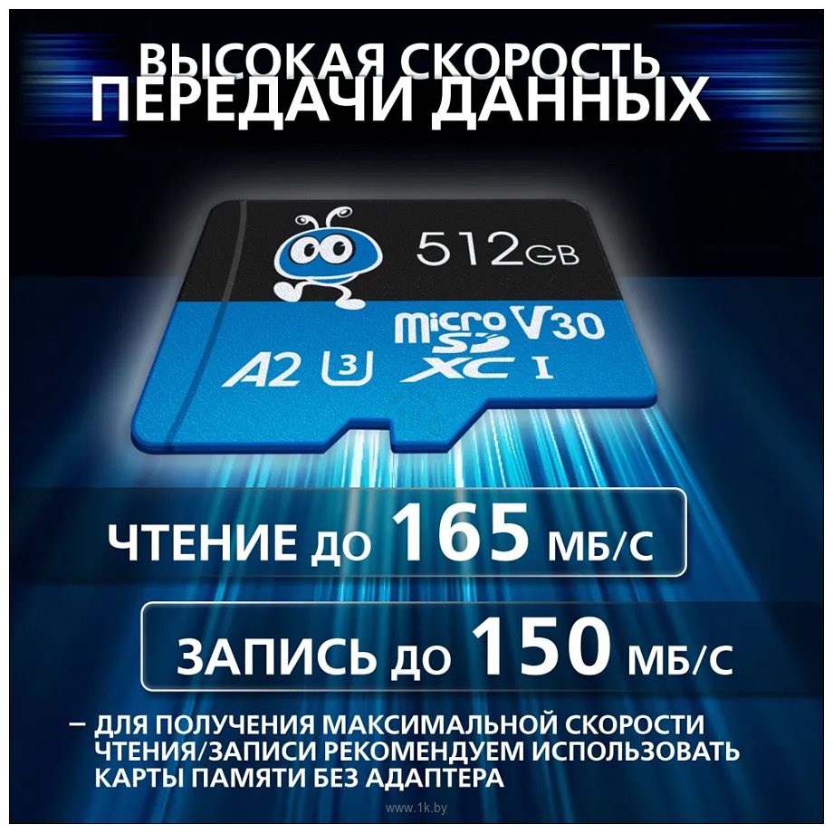 Фотографии SmartBuy microSDXC SB512GBSDU3UL01 512GB