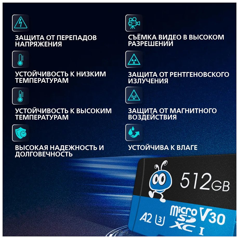 Фотографии SmartBuy microSDXC SB512GBSDU3UL01 512GB