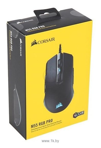 Фотографии Corsair Gaming Ambidextrous M55 RGB black USB