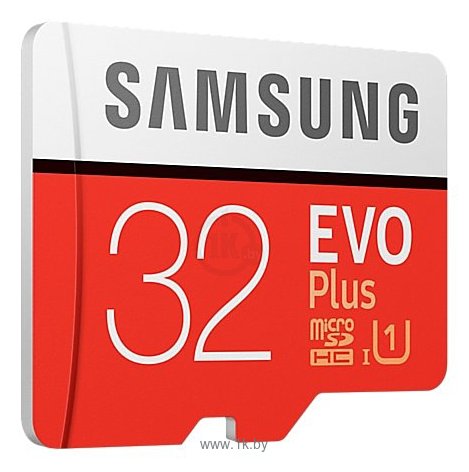 Фотографии Samsung microSDHC EVO Plus 95MB/s 32GB + SD adapter