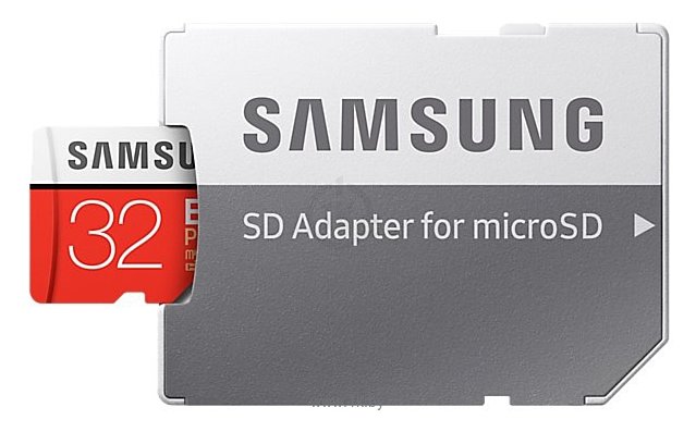 Фотографии Samsung microSDHC EVO Plus 95MB/s 32GB + SD adapter