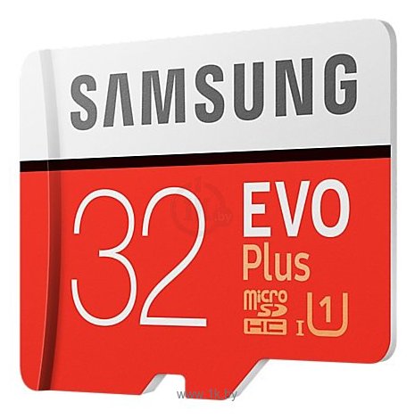Фотографии Samsung microSDHC EVO Plus 95MB/s 32GB + SD adapter