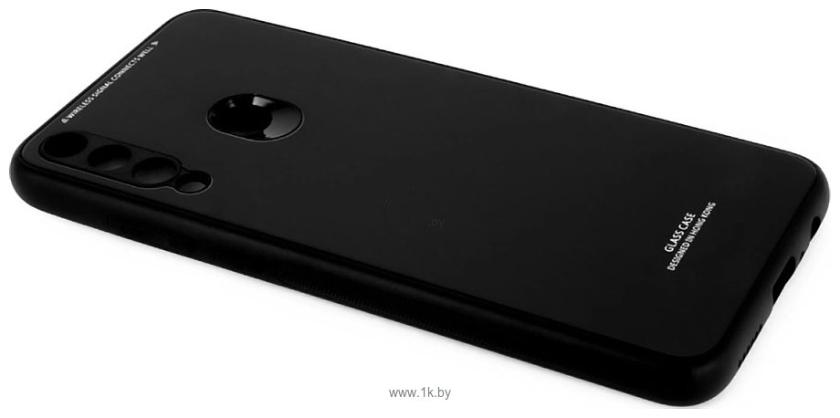 Фотографии Case Glassy для Huawei Y6p (черный)