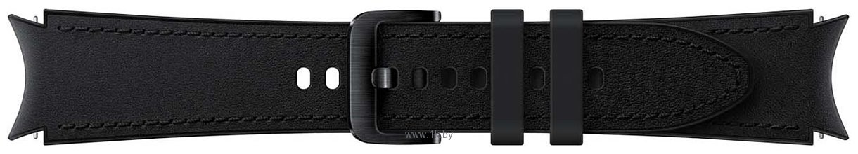 Фотографии Samsung Hybrid Leather для Samsung Galaxy Watch4 (20 мм, M/L, черный)