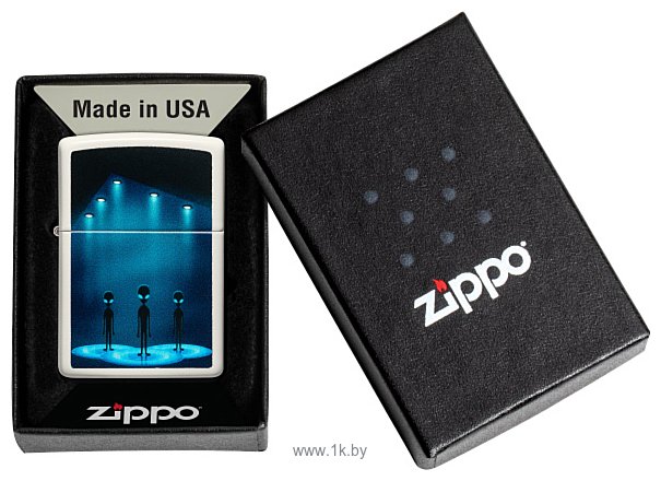 Фотографии Zippo Classic Glow In The Dark Aliens Design 49487