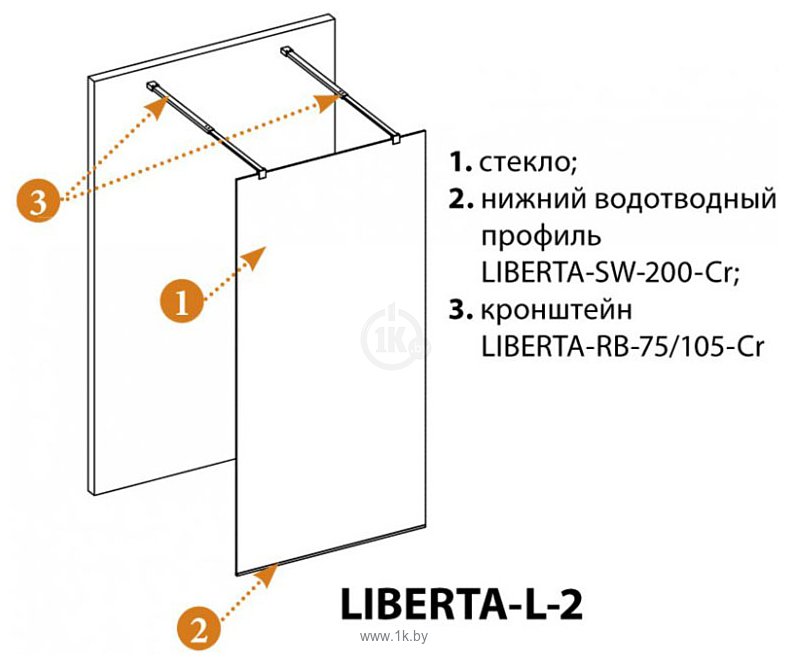 Фотографии Cezares LIBERTA-L-2-90-GR-Cr