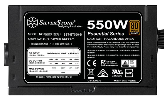 Фотографии SilverStone ET550-B v1.2