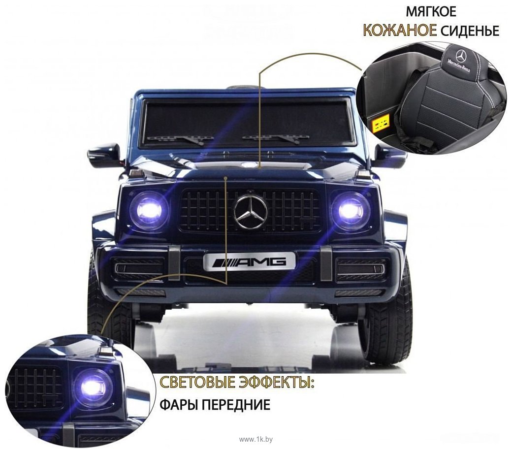 Фотографии RiverToys Mercedes-AMG G63 4WD G333GG (синий глянец)