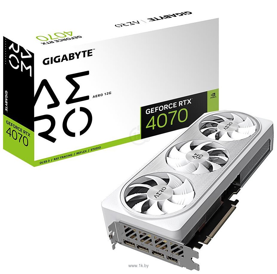 Фотографии Gigabyte GeForce RTX 4070 Aero 12G (GV-N4070AERO-12GD)