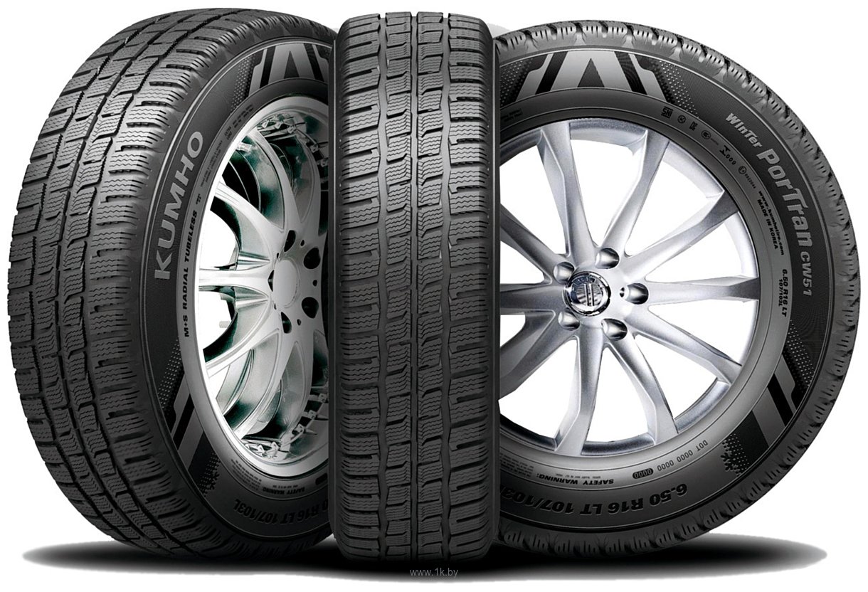 Фотографии Kumho Winter PorTran CW51 215/60 R17C 104/102H