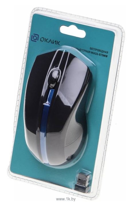 Фотографии Oklick 615MW black-Blue USB