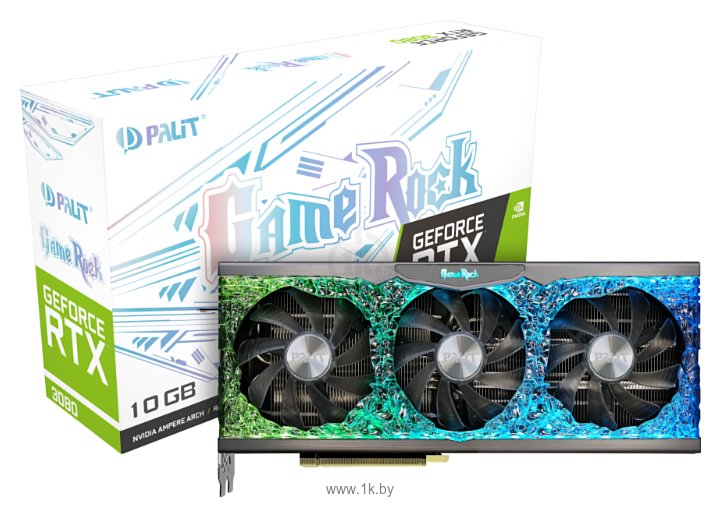 Фотографии Palit GeForce RTX 3080 10240MB GameRock (NED3080U19IA-1020G)