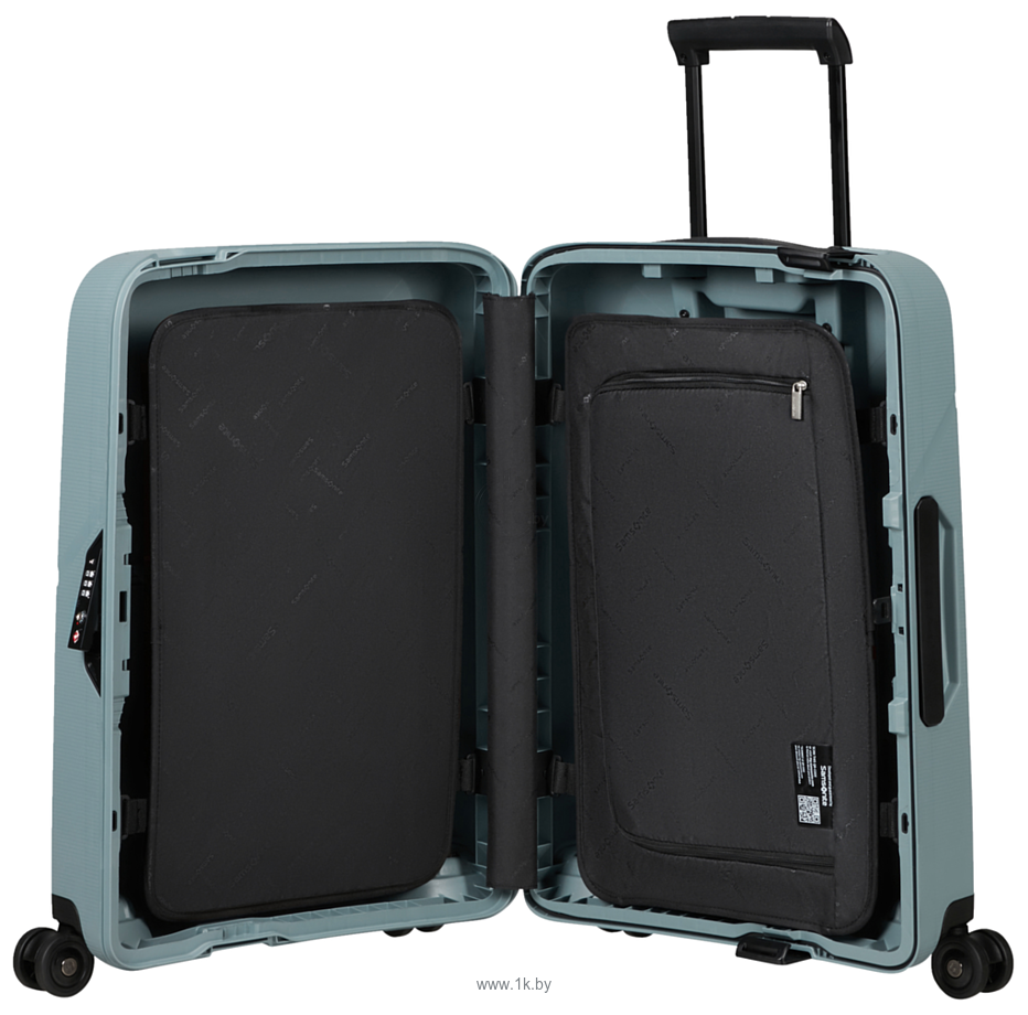 Фотографии Samsonite Magnum Eco Ice Blue 55 см (4 колеса)