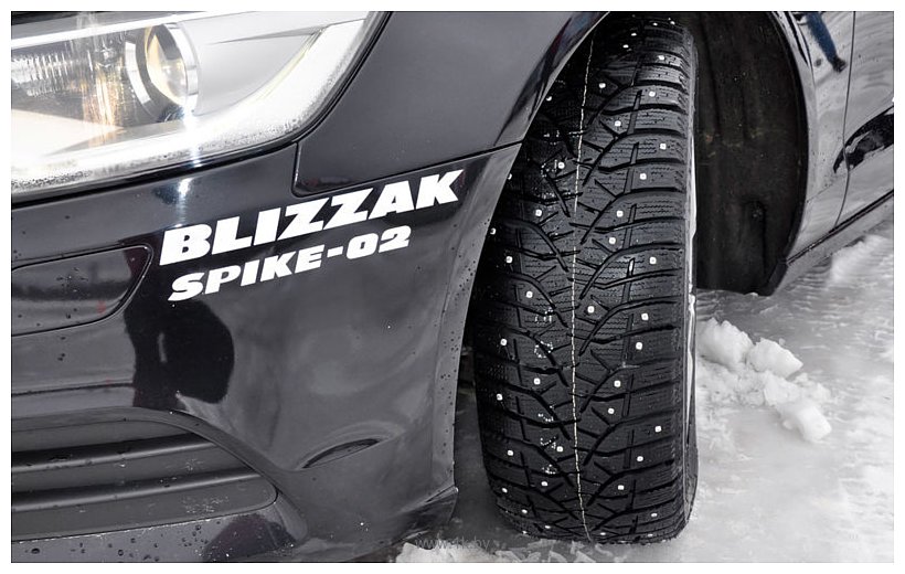 Фотографии Bridgestone Blizzak Spike-02 195/65 R15 91T (шипы)