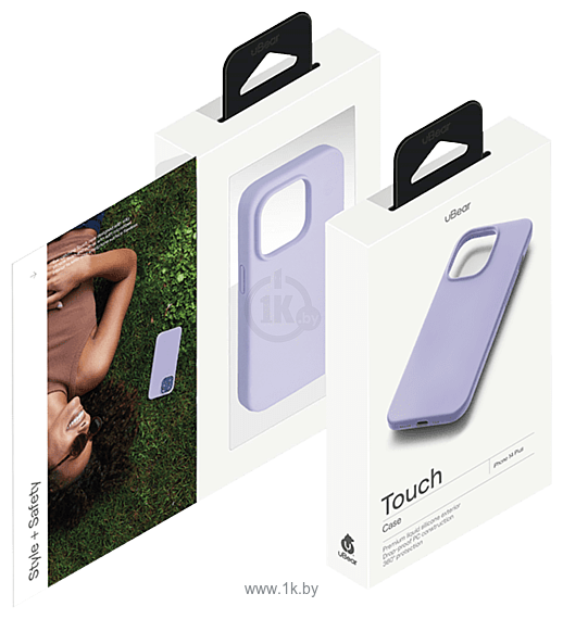 Фотографии uBear Touch Case для iPhone 14 Plus (фиолетовый)