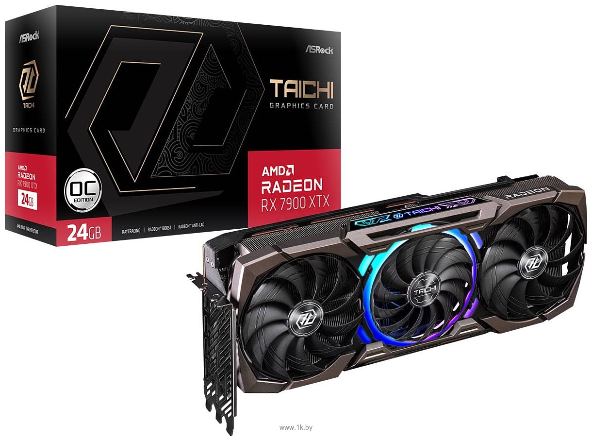 Фотографии ASRock Radeon RX 7900 XTX Taichi 24GB OC (RX7900XTX TC 24GO)