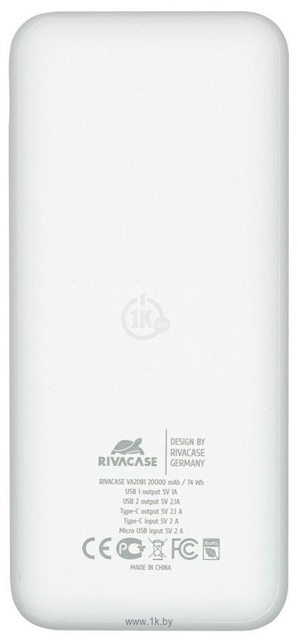 Фотографии RIVACASE VA2081 20000mAh