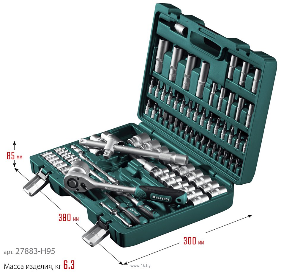 Фотографии KRAFTOOL 27883-H95 94 предмета