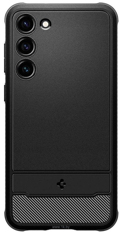 Фотографии Spigen Rugged Armor для Galaxy S23 ACS05711 (черный)